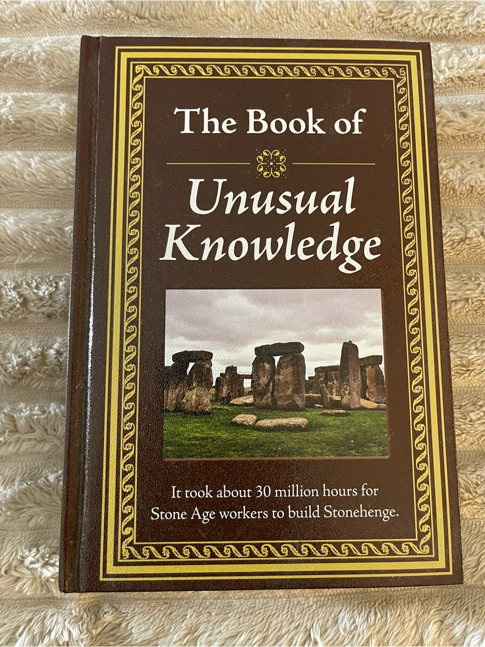 The Book of Unusual Knowledge Hardcover - Brown - Picture 2 of 6